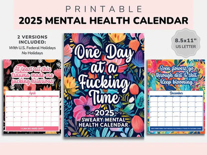 2025 Calendar for a Positive Mindset